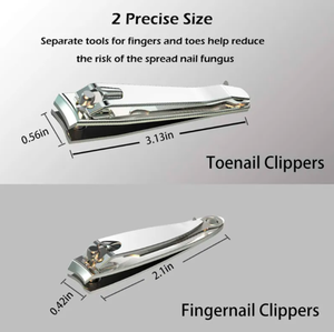 Vente chaude Outils De Soins Des Ongles En Acier Au Carbone Manucure Ensemble Pédicure Cuticule Orteils Doigts Coupe-Ongles Ensembles Par ANAAIF - Product Image 3