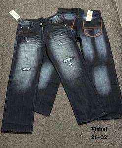 Pantalones vaqueros modernos de pierna recta de algodón duradero, pantalones vaqueros de ajuste regular cómodos para todos los días para hombres y mujeres, estilo informal callejero - Product Image 2