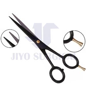 Tijeras de peluquero de acero inoxidable de primera calidad al por mayor, extraafiladas con Funda de cuero, fuente de alimentación manual - Product Image 6