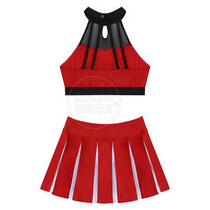 Uniforme de pom-pom girl à séchage rapide de haute qualité Conception personnalisée Ensembles de vente chaude - Product Image 3