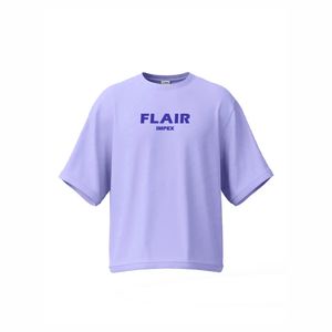 T-shirt à col rond surdimensionné en coton 100% de haute qualité pour homme avec logo personnalisé, couleur unie, épaules tombantes - Product Image 3