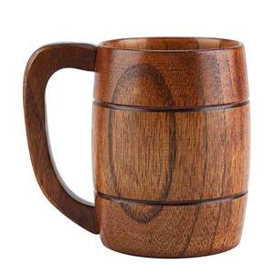 Tazas de madera elaboradas como regalos ecológicos para amigos, familiares, compañeros de trabajo, hogares, cafeterías, celebraciones, ocasiones y eventos conscientes de la sostenibilidad. - Product Image 4