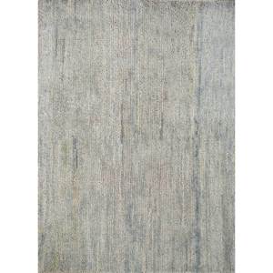 Alfombra Uvenuti de Lana Afgana y Yute con Patrón Abstracto, Anudada a Mano, Azul-Akwj-1016 para Uso Doméstico - Product Image 1