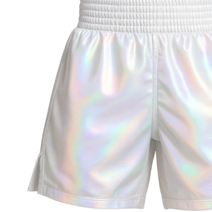 Pantalones Cortos de MMA Estilo Satinado Championship - Brillo Metálico y Ropa Deportiva de Alto Rendimiento - Product Image 3