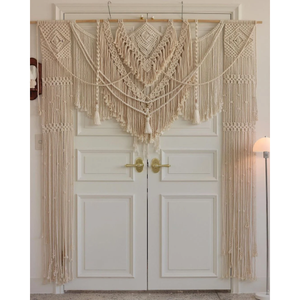 Lujoso Arco de Macramé para Bodas, Decoración de Pared, Puerta o Separador de Ambientes - un Elegante Elemento Decorativo para Bodas - Product Image 1