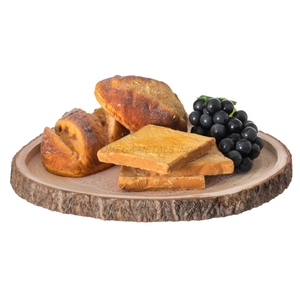 Excellent Quality Wooden <b>Tray</b> Set in Elegant White Color with Octagonal Shape and Stylish Design Perfect for <b>Serving</b> Drinks - Product Image 3