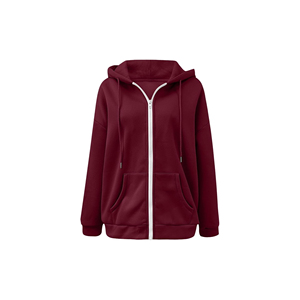 Sweat à capuche décontracté imprimé pour femme, coupe ajustée, doublure polaire, collection hiver 2026, personnalisable avec logo, vente en gros OEM, prix abordable, Bangladesh - Product Image 2