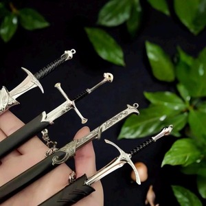Fantasy Mini <b>Swords</b> | Mini King <b>Sword</b> Miniatures| <b>Sword</b> Miniatures | Medieval Letter Opener, Keychain Knife <b>Sword</b> Pendent - Product Image 1