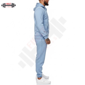 Nuevo Chándal Deportivo de Algodón Liso y Elegante 2025, Chándal Deportivo Personalizado al por Mayor para Hombre, Pantalones Deportivos, Ropa Deportiva, Sudaderas con Capucha para Fitness - Product Image 3