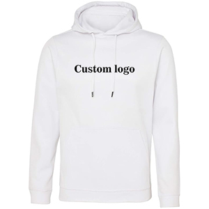 Bulk Custom High Quality Men's Fleece Fabric Cotton / <b>Polyester</b> Hoodies Men's Embossed Print Pocket Pullover <b>Hoodie</b> - Product Image 4