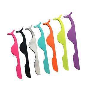 Pince à cils en acier inoxydable Pince à épiler d'extension de cils en acier inoxydable Outils de soins personnels - Product Image 6