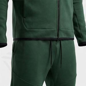 Conjunto Deportivo de Dos Piezas para Hombre, Ropa Deportiva de Gimnasio, Felpa Técnica, Traje de Entrenamiento, Chándal para Correr, Ejercicio Atlético, Gimnasio - Product Image 5