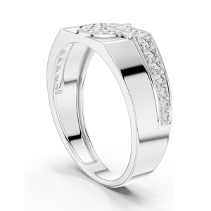 Bague pour femme en diamant de laboratoire et moissanite 0,40 CT, or 18 carats, 14 carats, 10 carats et argent 925, options or rose, or jaune, or blanc, VVS-VS - Product Image 4
