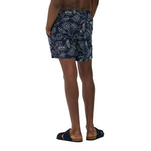 Vente en gros de shorts de plage imprimés d'été décontractés pour hommes 100% polyester respirant poches taille élastique tricoté Worested OEM Service - Product Image 2