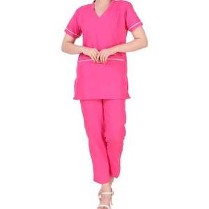 ANNO Resistente ESD Scrubs Uniforme de enfermera Uniforme Personalizado Colores sólidos Elegante Uniforme cómodo para mujeres - Product Image 6