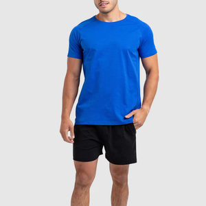 Camiseta de algodón Unisex de ajuste moderno, camisa de cuello redondo de tela suave y cómoda ligera para actividades al aire libre y ropa de ocio - Product Image 1