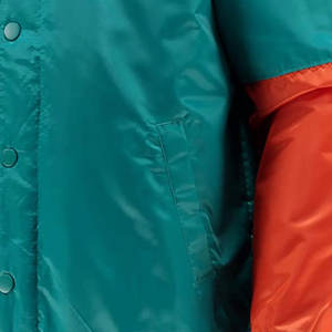 Servicio de OEM personalizado de los hombres cómodos de lona cortavientos con cuello levantado Varsity chaqueta ecológica transpirable logotipo personalizado mejor - Product Image 4