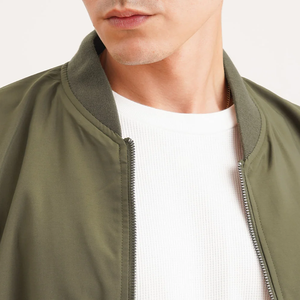 แจ็กเก็ตยีนส์เข้ารูปสำหรับผู้ชาย, เสื้อโค้ทแฟชั่นฤดูหนาวอบอุ่นคอตั้งโลโก้ด้านหน้า - Product Image 2