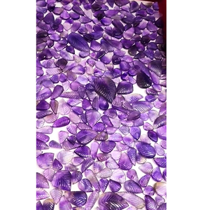 860 Pièces de Feuilles Sculptées en Améthyste Naturelle de 12mm à 25mm, Lot de 3580 Carats, Iroc Sales, Feuilles de Haute Qualité, Gemmes Découpées en Vrac - Product Image 4