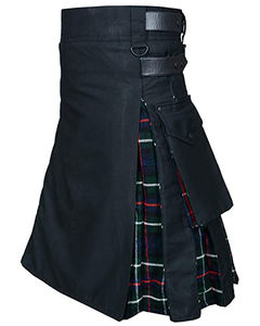 Kilt utilitario para hombre de tartán escocés híbrido - Product Image 5