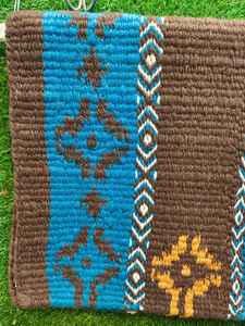Couverture de selle Western Show Horse Design néo-zélandais Couverture de selle en laine faite à la main Top Tapis de selle en laine Taille - Product Image 5