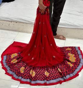 Venta caliente sudanés thoub tela de gasa Multicolor tela de gasa de poliéster fabricante al por mayor - Product Image 2