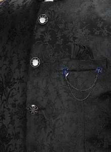 Exportateur indien de costumes formels classiques noirs pour hommes pour les occasions spéciales, les fonctions de soirée, disponibles à prix réduit - Product Image 4