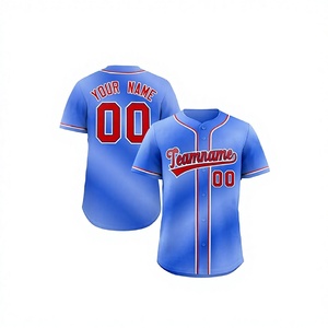 <b>Baseball</b> Apparel Uniform Designs 100% Polyester Customized Softball <b>Baseball</b> Jersey Adult Team Pattern Sublimation <b>Sets</b> Front - Product Image 1