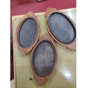 Raquette de service chaude en bois de qualité supérieure Sizzler Meilleure vente Fabricant direct Inde Fournitures de restaurant d'hôtel à forte demande - Product Image 3