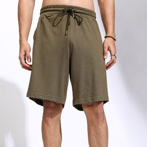 Conjunto deportivo de verano informal y transpirable de camiseta de manga corta y pantalones cortos para hombre, conjunto de 2 piezas, conjunto de jogger de algodón tejido. - Product Image 5