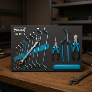 Juego de Herramientas Hazet de 12 Piezas con Llaves de Doble Boca, Alicates, Cortador de Alambre, Accesorios de Herramientas Duraderos - Product Image 3