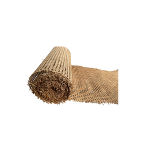 Material de rollo de caña de malla de ratán de Color blanco natural y blanqueado de alta calidad para producir muebles de jardín de bambú de ratán - Product Image 3