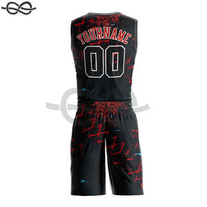 Uniforme vierge de basket-ball pour jeunes réversible personnalisé ensemble de vêtements de basket-ball de conception respirante pour adultes - Product Image 5