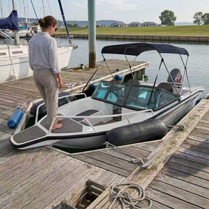 <span class=keywords><strong>Bateau</strong></span> en aluminium soudé modèle 2026 de 4,8 m (15,7 pi) à coque haute résistance de qualité marine, idéal pour la pêche et l'exploration côtière et lacustre - Product Image 1
