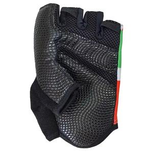 Gants de cyclisme demi-doigts de haute qualité en cuir/polyester/néoprène, pour la saison hivernale, pour les sports de plein air, fabriqués au Pakistan - Product Image 5