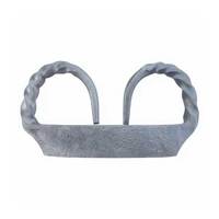 Personnalisé fait à la main en fer forgé Viking torsadé médiéval Fire Striker Flint Fire Steel Vintage Fire Starter pour le camping et l'extérieur