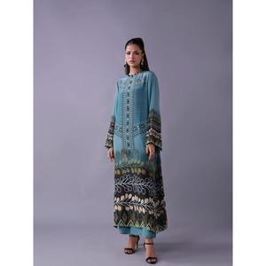 ชุดฤดูร้อนพิมพ์ลายฟิวชั่น 2 ชิ้น SL00249-เสื้อเชิ้ตตัวยาว ราคา 2499/- - Product Image 1