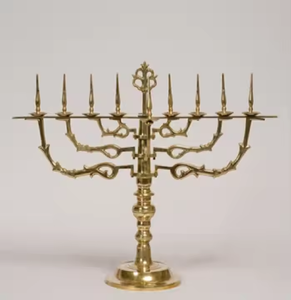 Menorahs en métal festives pour l'achat en gros magnifiquement conçues, parfaites pour décorer les maisons et les religieux par décor impex - Product Image 6