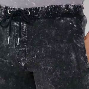 Vente directe d'usine Shorts de lavage à l'acide Shorts de lavage à l'acide d'entraînement de grande taille Nouveaux shorts de lavage à l'acide à la mode - Product Image 3