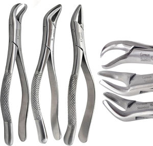 Forceps d'extraction dentaire manuels réutilisables de haute qualité en acier inoxydable allemand, poignée ergonomique, certifiés CE MOL, ASTRIN - Product Image 1