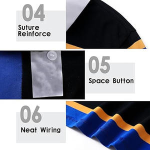 Polo al por mayor de alta calidad para ropa informal, Camisa de algodón 100%, polos transpirables de talla grande para hombre - Product Image 5