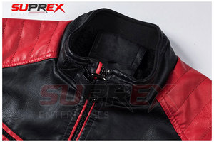 Chaqueta de Hombre de Cuero Genuino de Alta Calidad Personalizada 2024, Estilo Urbano, Cuello Alto, Ecológica, para Primavera y Otoño - Product Image 3