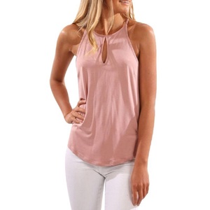 Nouvelle Arrivée Débardeurs Athlétiques Confortables en Coton 100% Séchage Rapide, Couleur Unie, Personnalisables, Orientés Export, pour Femmes - Product Image 6