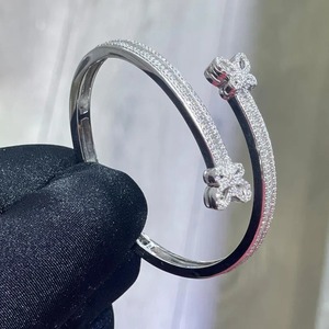 2.85กะรัตเพชรสำหรับผู้หญิง, กำไลข้อมือ925เงินสเตอร์ลิงประดับผีเสื้อ - Product Image 4