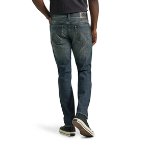 Jeans en denim délavé confortable de grande taille pour hommes Pantalons personnalisés Jeans décontractés à la mode, coupe ajustée et à motif droit pour hommes BD - Product Image 4