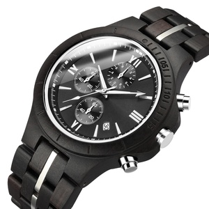 Regalo di Anniversario <span class=keywords><strong>in</strong></span> <span class=keywords><strong>Legno</strong></span>, <span class=keywords><strong>Orologio</strong></span> <span class=keywords><strong>da</strong></span> <span class=keywords><strong>Polso</strong></span> Cronografo <span class=keywords><strong>in</strong></span> <span class=keywords><strong>Legno</strong></span> Massiccio per Fidanzato, Papà, Marito - Product Image 6