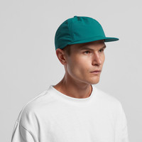 Casquette de surf noire personnalisée, casquette trucker 5 panneaux avec dos en jean, haute qualité, unisexe