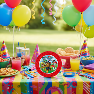 Assiettes jetables Paw Patrol 18 cm 8 pièces Fournitures de fête pour enfants - Product Image 3
