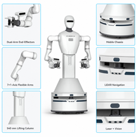 Robots collaboratifs humanoïdes PLC en alliage/métal personnalisables pour le transport YY-A2CR-Y2B, automatisation, autonomie de la batterie efficace, moteur 700W