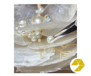 Centro de Mesa de Conchas Marinas para Boda, Centro de Mesa Único con Flores de Conchas Marinas para Boda Romántica en la Playa, Decoración de Mesa con Temática Oceánica para Novia - Product Image 6